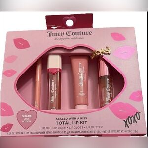 Juicy Couture Lip Kit - Pink and Gold Set of 4